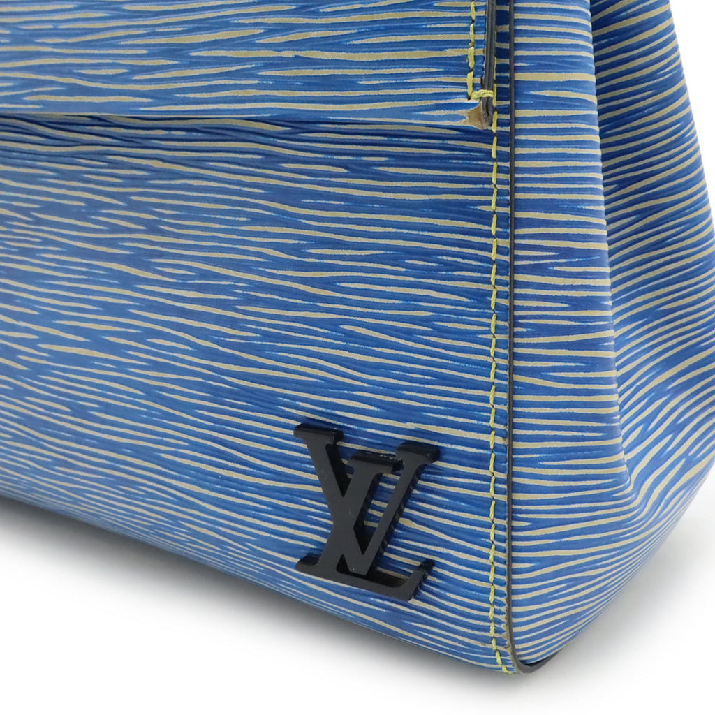 Louis Vuitton Blue Epi Leather Handbag Shoulder Bag