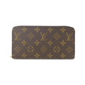 Louis Vuitton Marron Coated Canvas Long Wallet