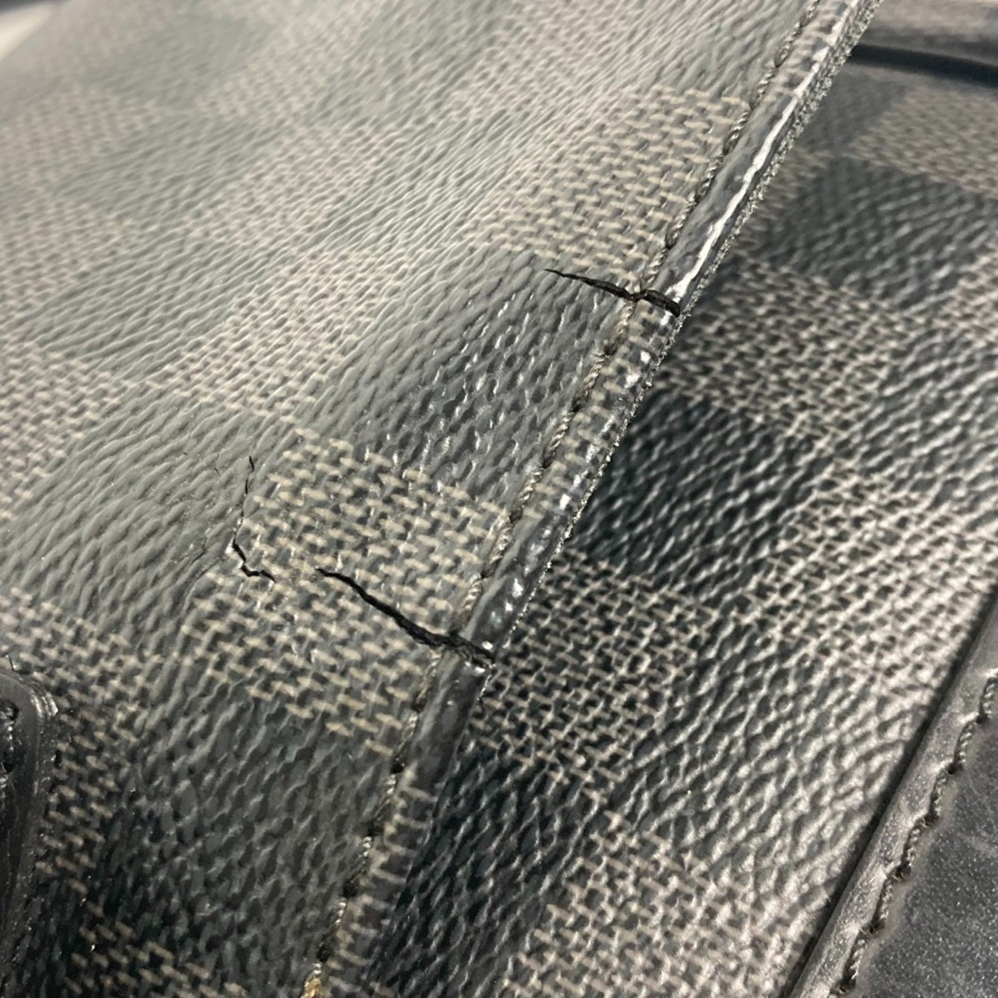 Louis Vuitton Black Damier Graphite Messenger Bag Shoulder Bag