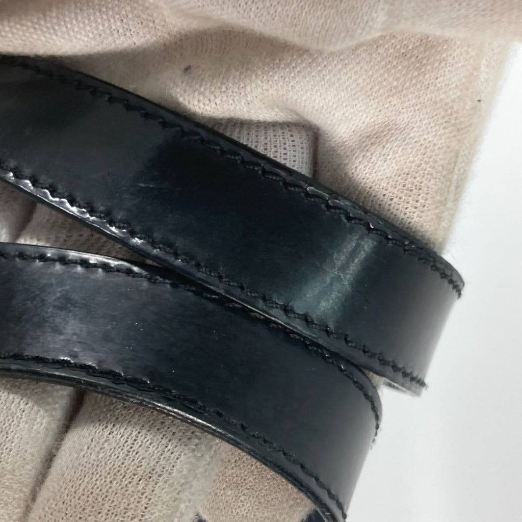 Celine Black Vinyl Shoulder Bag Tote Bag