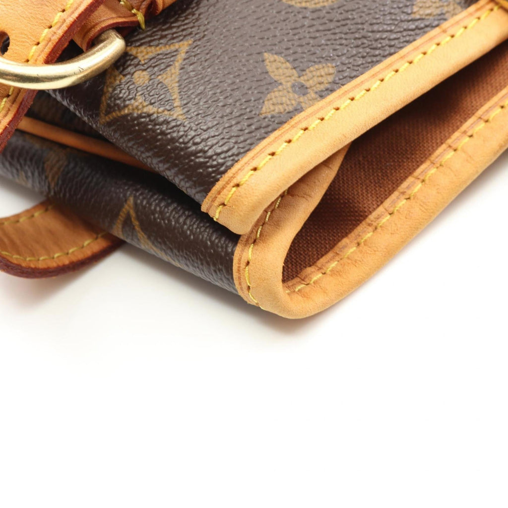 Louis Vuitton Brown Monogram Coated Canvas Pvc Leather Shoulder Bag
