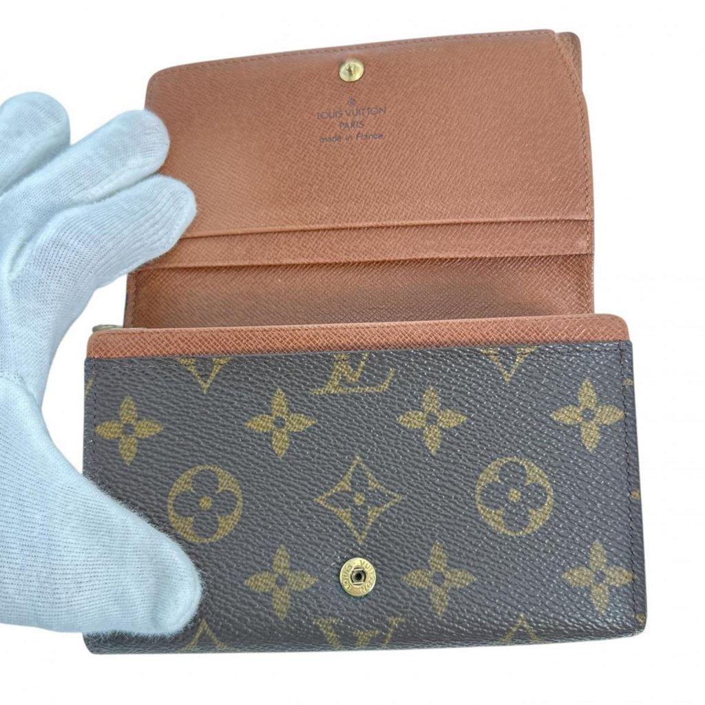 Louis Vuitton Brown Monogram Canvas Wallet