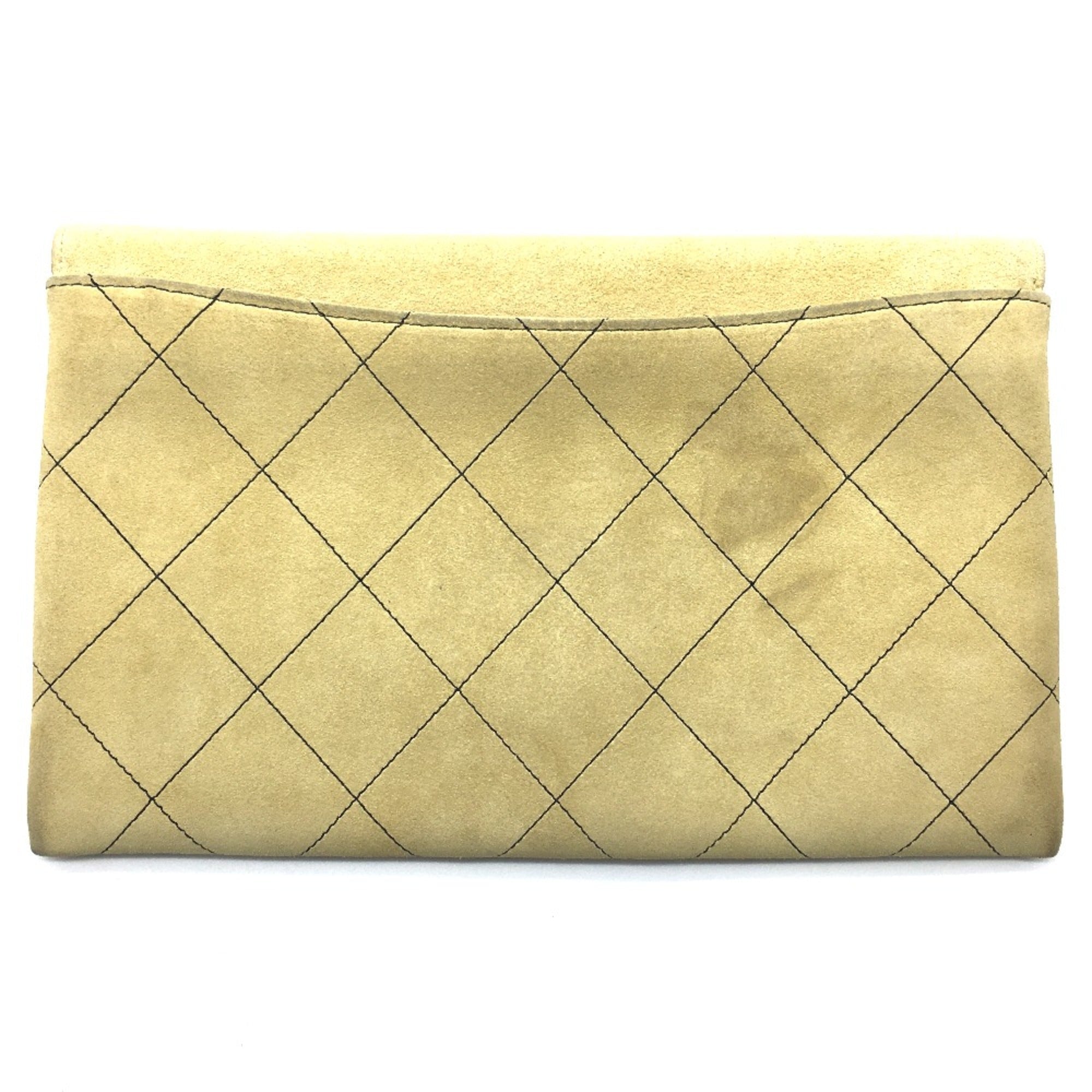 Chanel Beige Leather Shoulder Bag