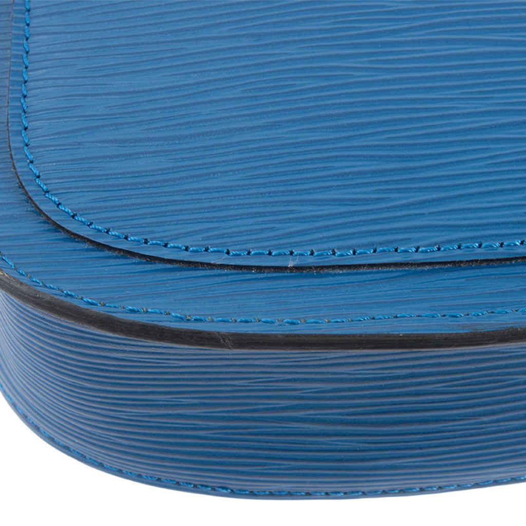 Louis Vuitton Toledo Blue Epi Leather Shoulder Bag