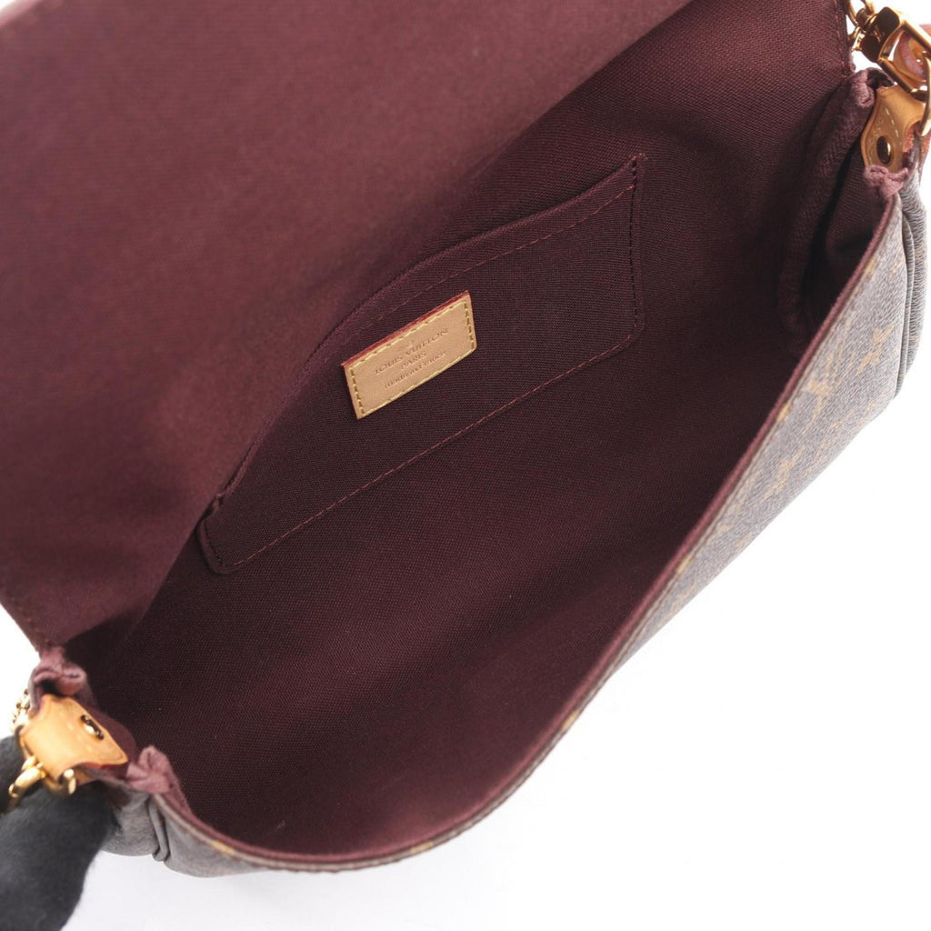 Louis Vuitton Brown Coated Canvas Leather Handbag