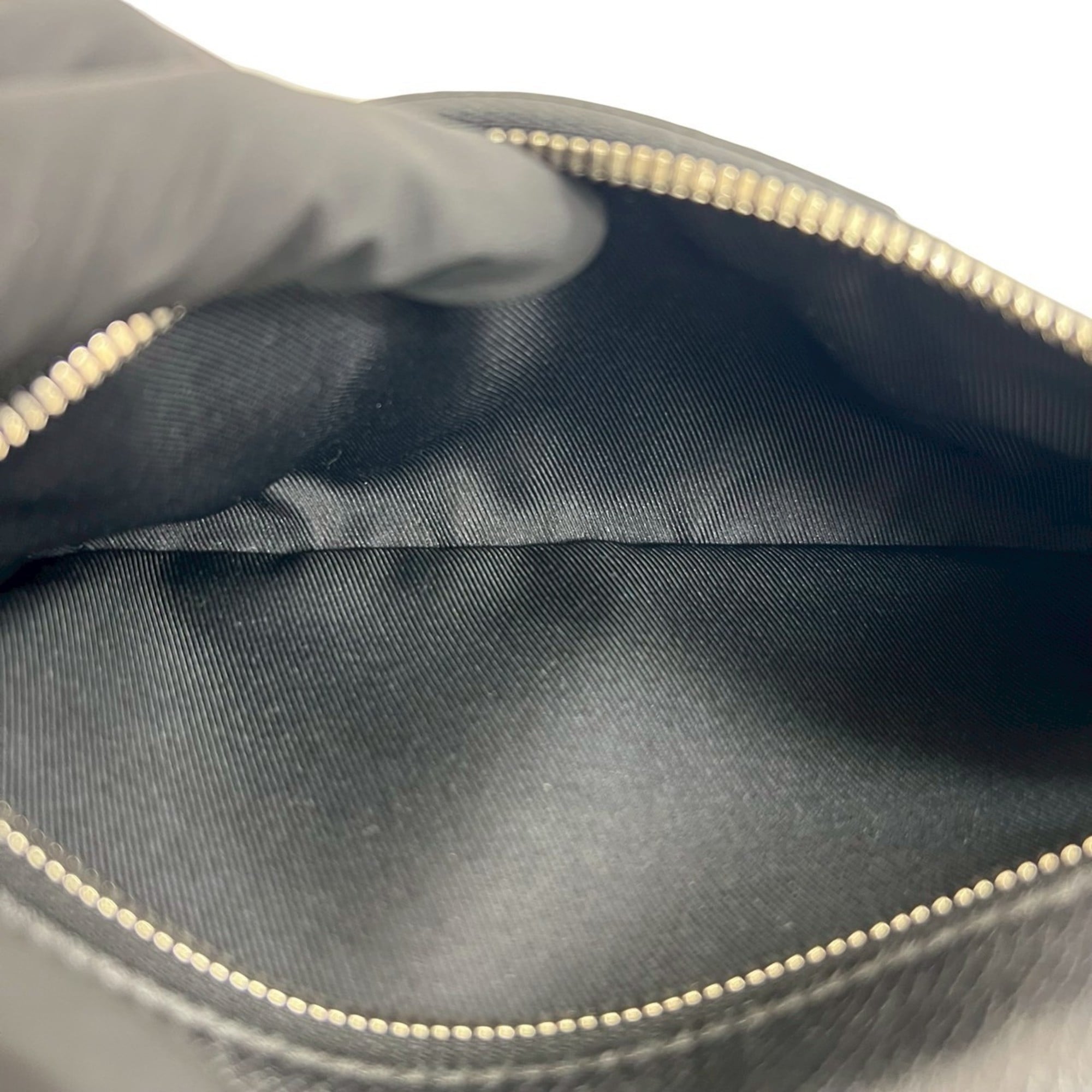 Louis Vuitton Black Leather Shoulder Bag Sling Bag