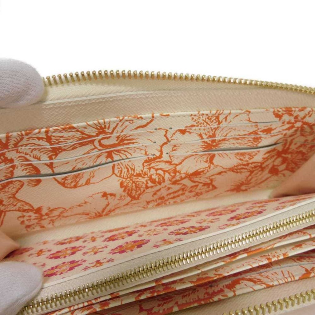 Louis Vuitton Coral Color Monogram Pink White Monogram Long Wallet