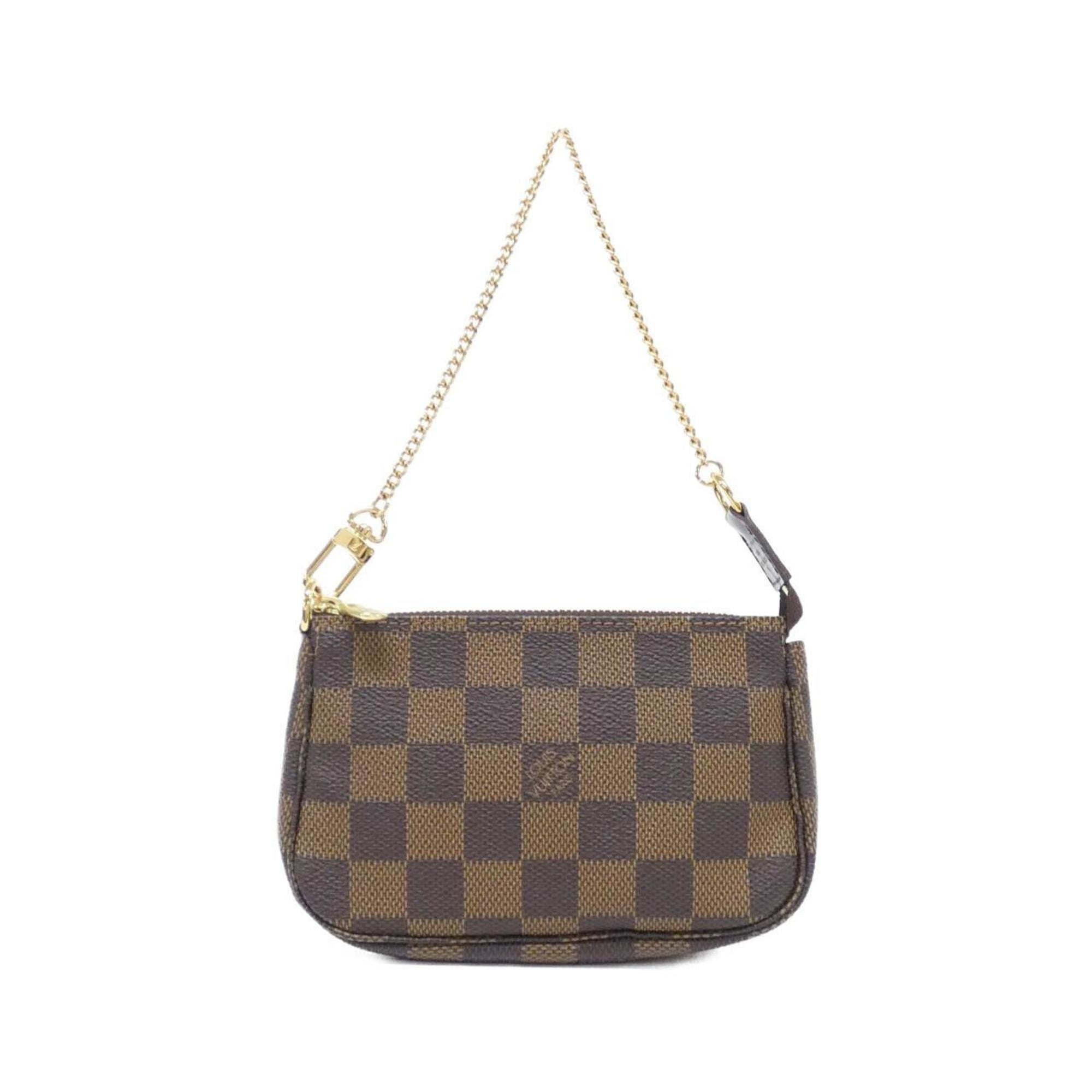 Louis Vuitton Ebene Coated Canvas Pochette Pouch