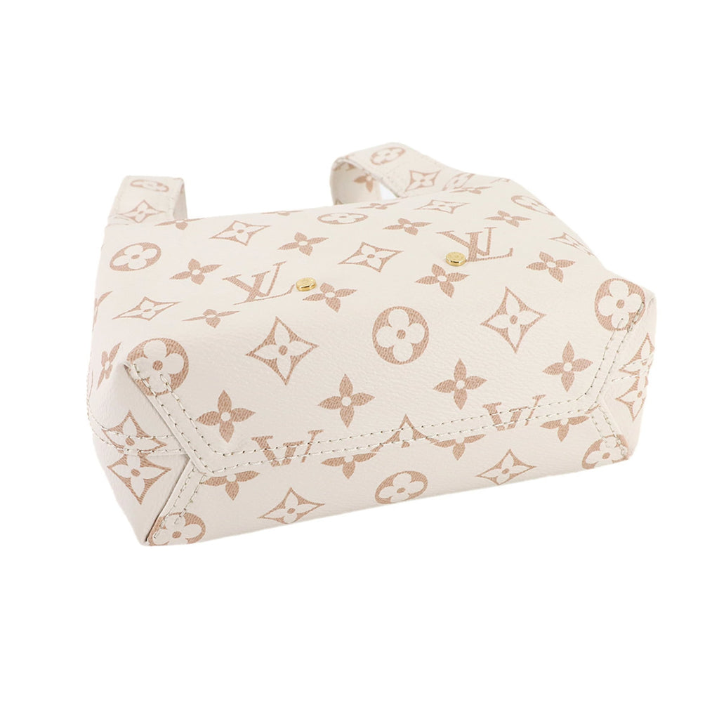 Louis Vuitton Dune Canvas Leather Handbag Shoulder Bag