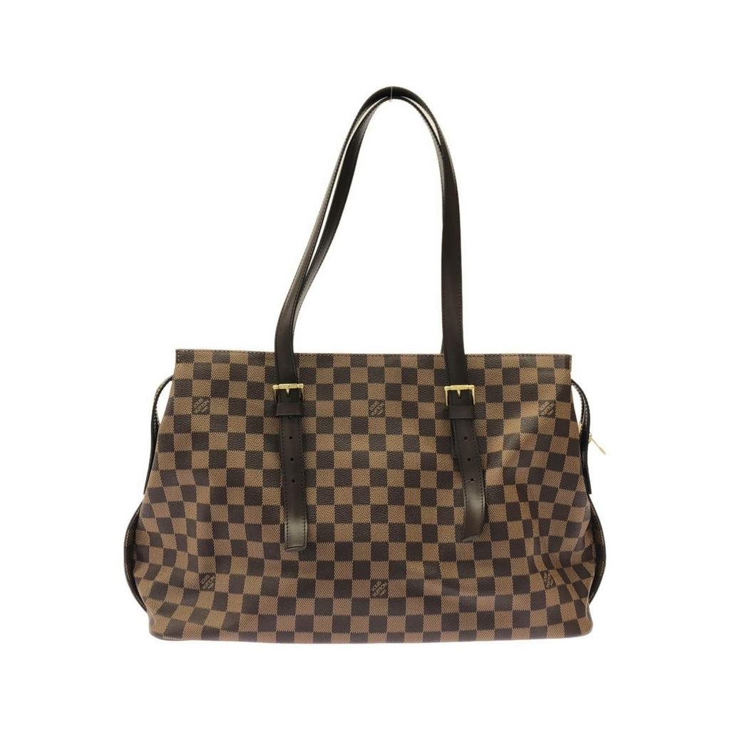 Louis Vuitton Brown Coated Canvas Shoulder Bag