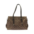 Louis Vuitton Brown Coated Canvas Shoulder Bag