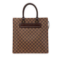 Louis Vuitton Brown Pvc Leather Handbag Tote Bag