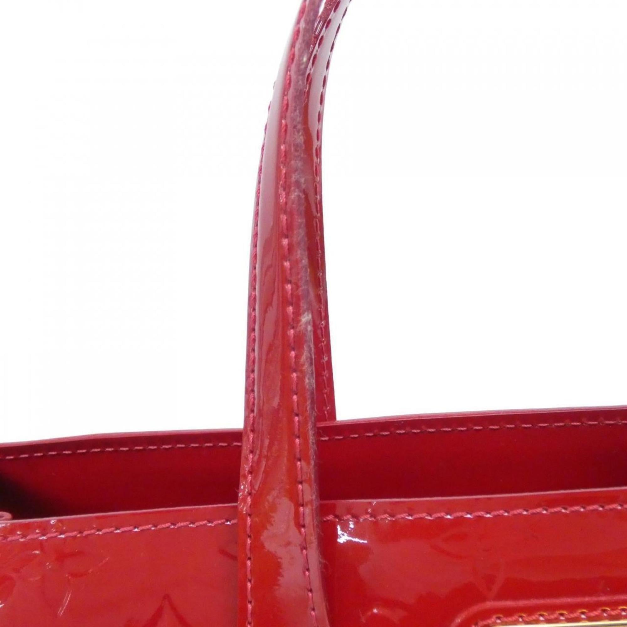 Louis Vuitton Pomme D'amour Red Color Leather Handbag