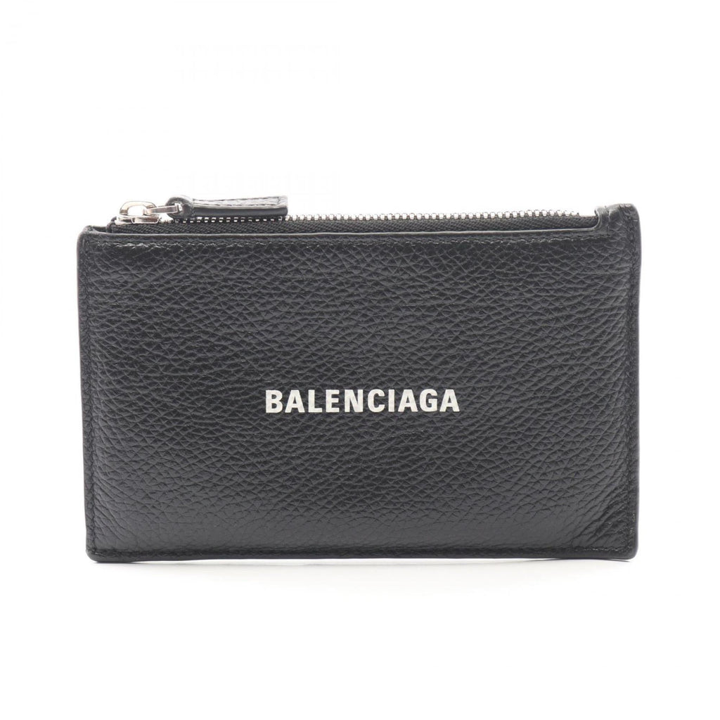 Balenciaga Black Leather Coin Purse/Coin Case