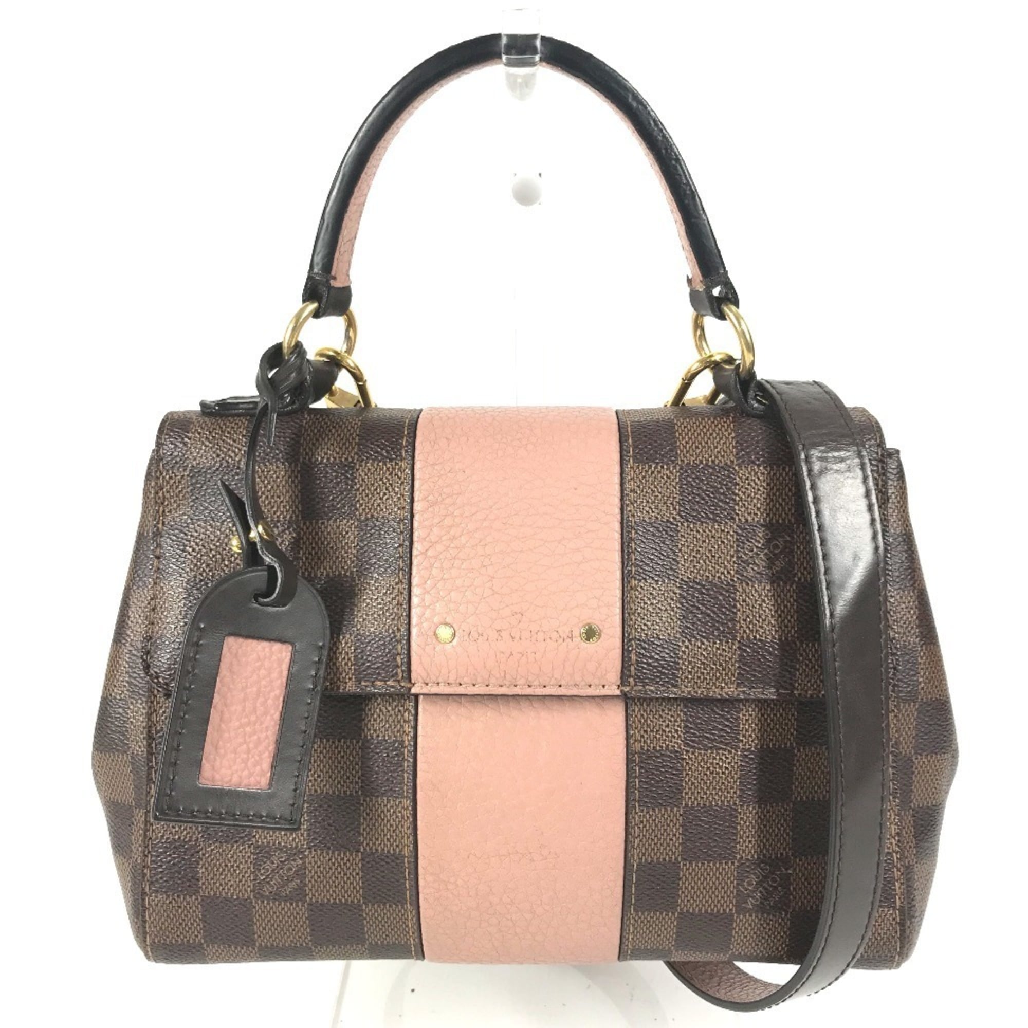 Louis Vuitton Damier Brown Pink Damier Canvas Handbag Shoulder Bag