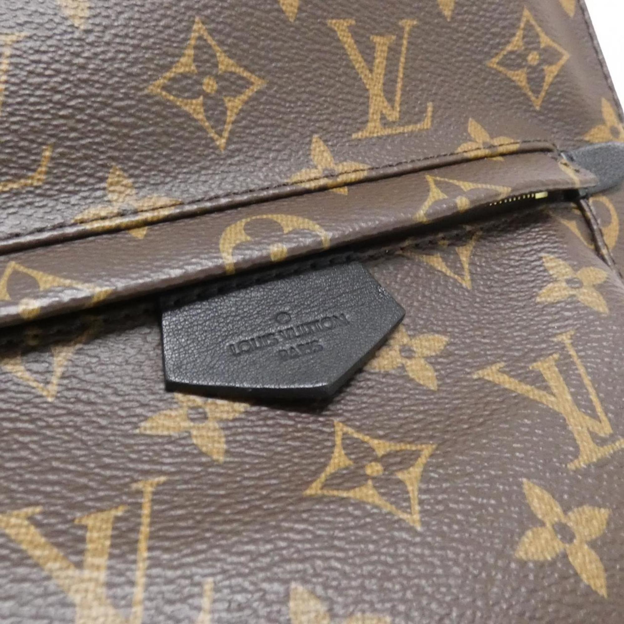 Louis Vuitton Marron Coated Canvas Backpack
