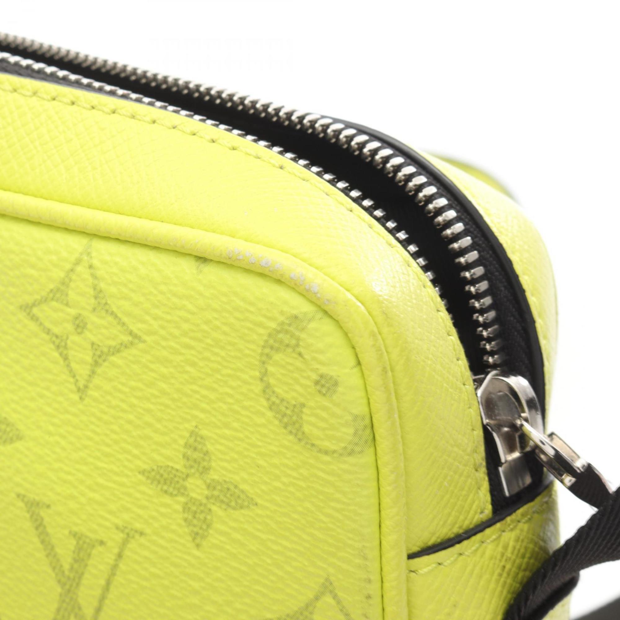Louis Vuitton Jaune Yellow Coated Canvas Leather Shoulder Bag