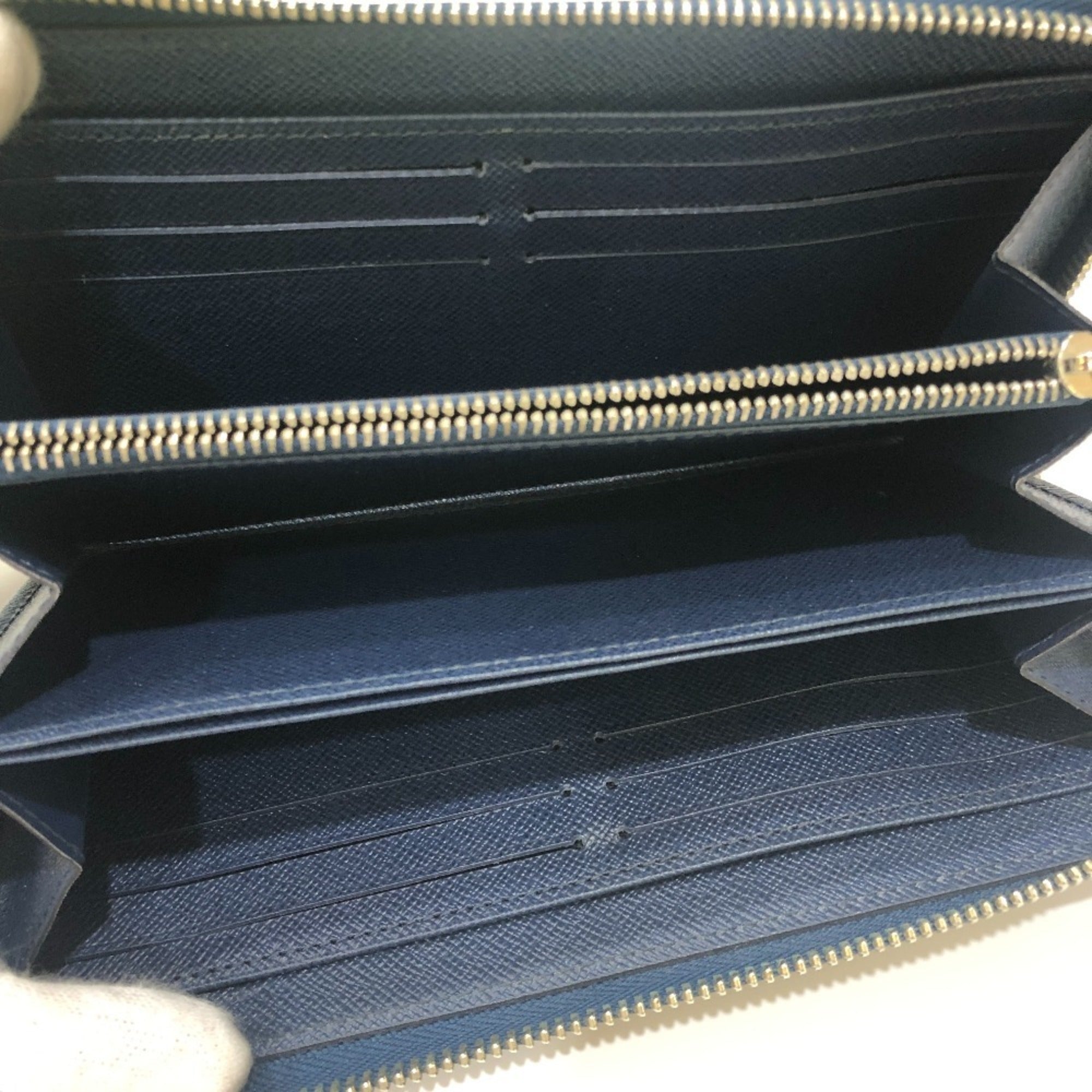 Louis Vuitton Epi Blue Epi Leather Long Wallet