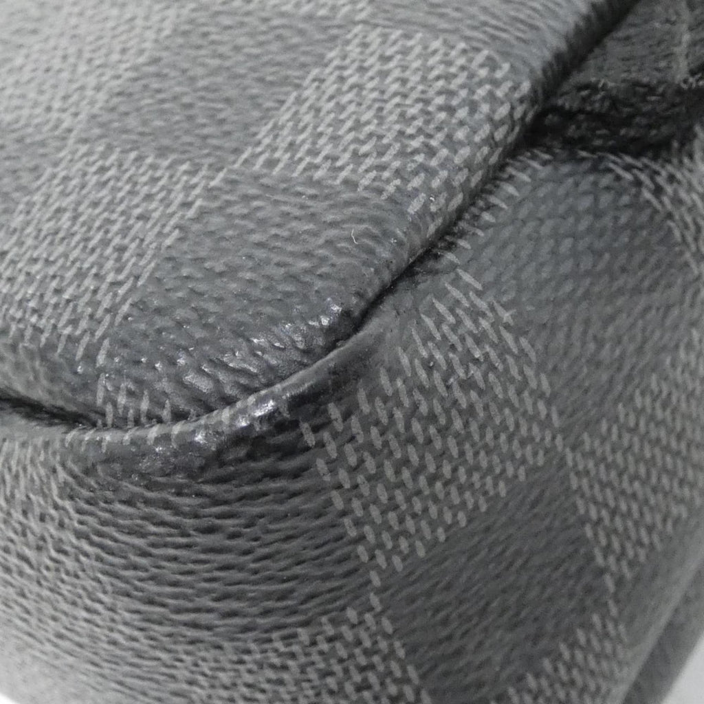 Louis Vuitton Graphite Coated Canvas Shoulder Bag Sling Bag