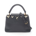 Louis Vuitton Black Leather Handbag