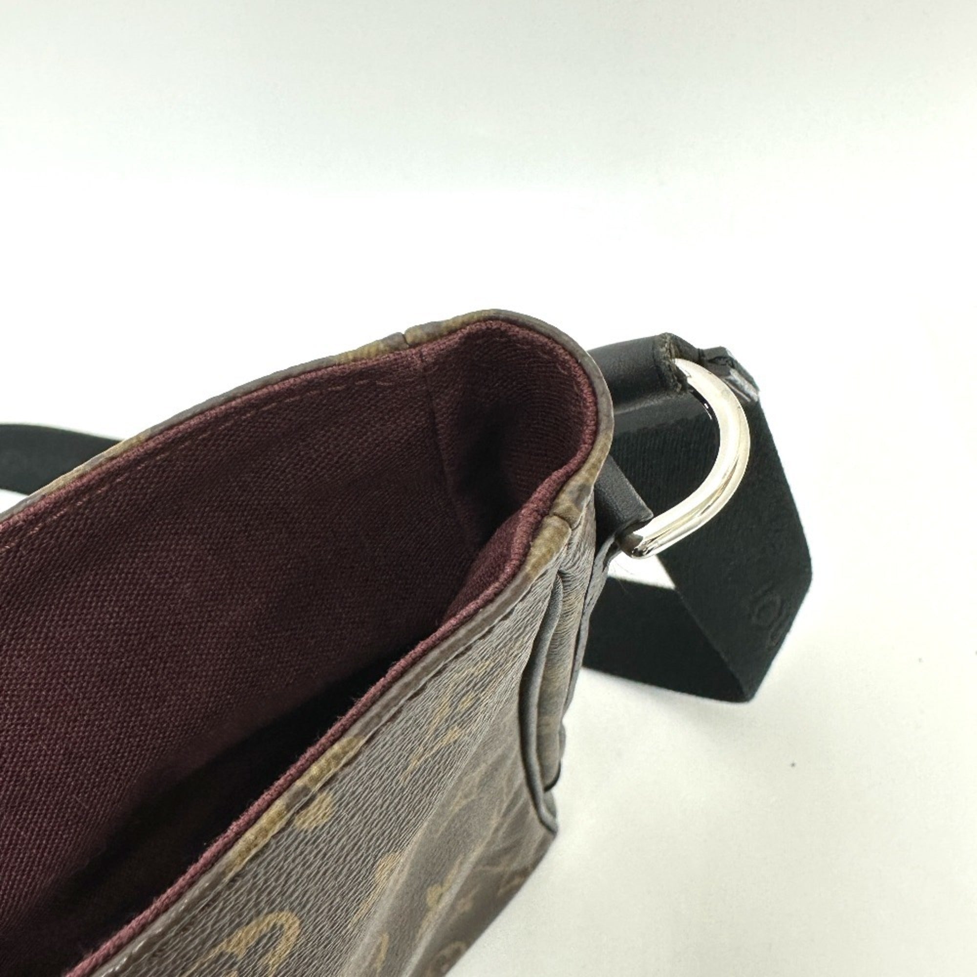 Louis Vuitton Monogram Macassar Black Brown Shoulder Bag