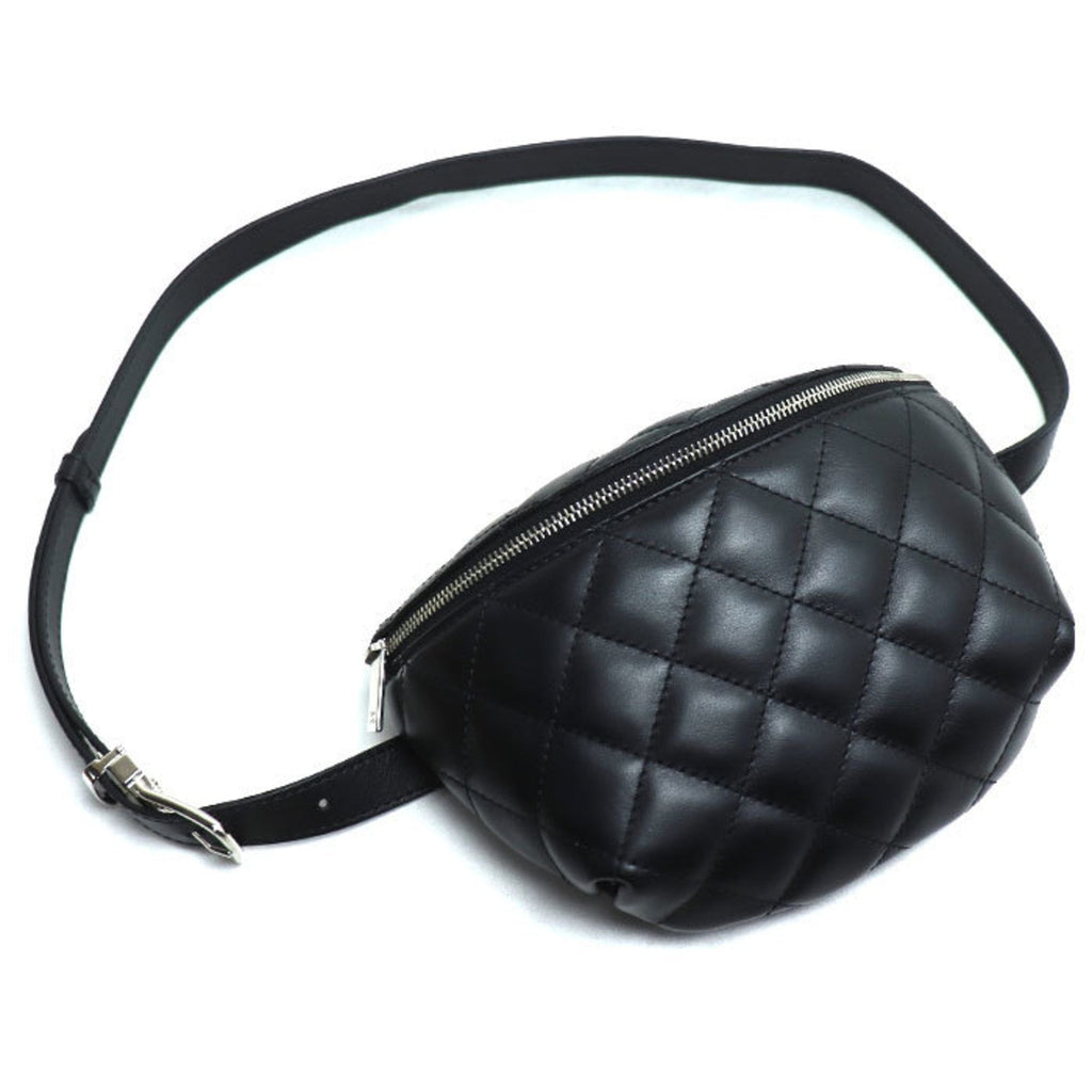 Chanel Black Leather Fanny Pack