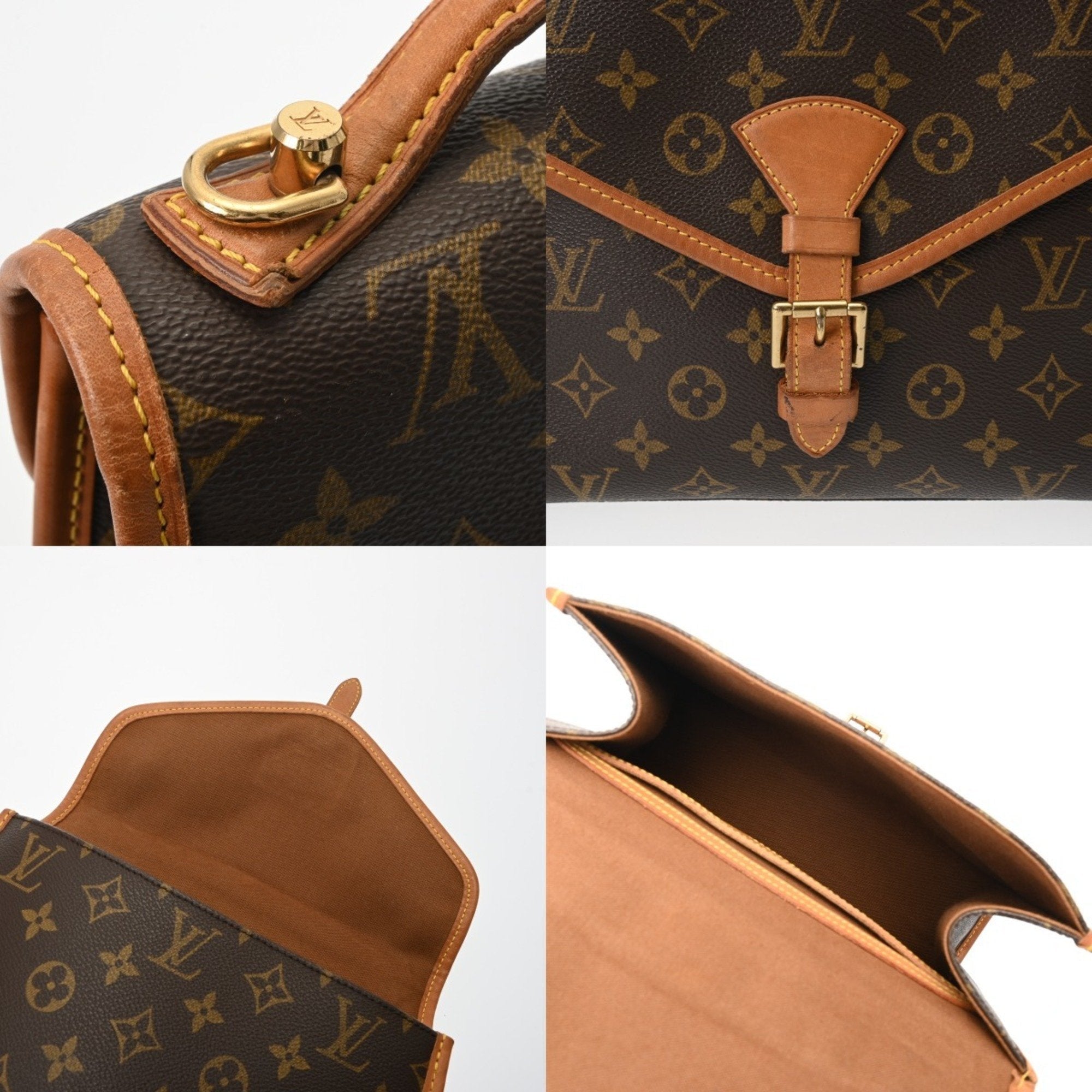 Louis Vuitton Brown Monogram Canvas Handbag