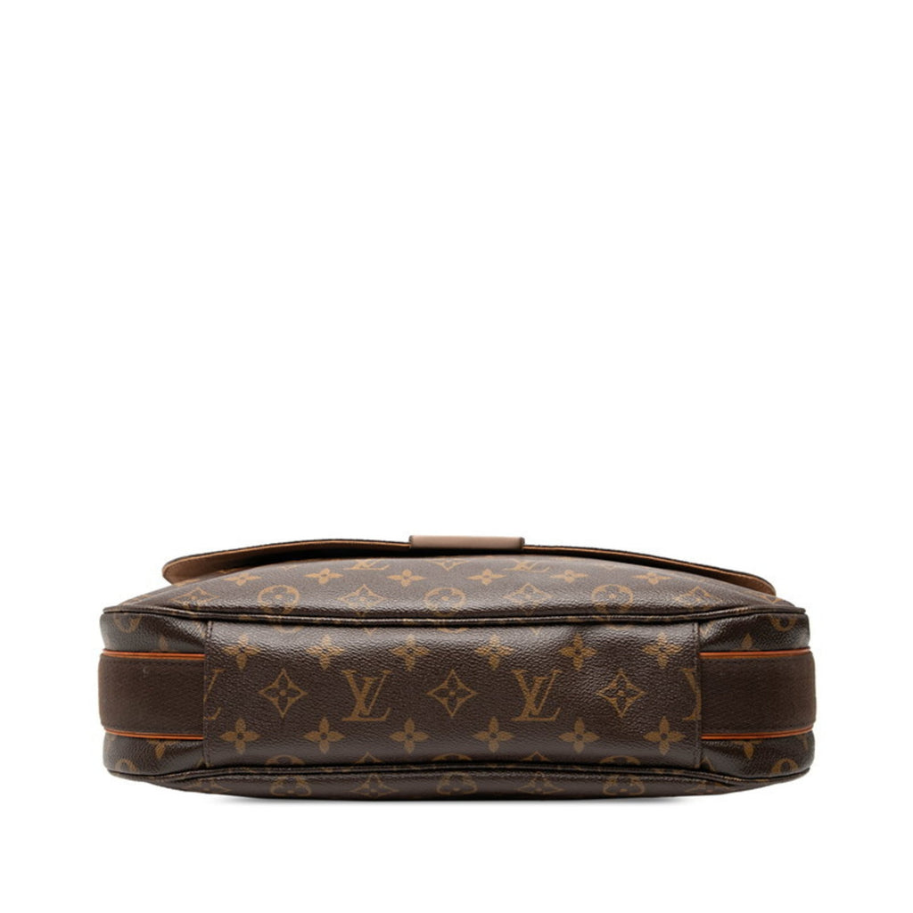 Louis Vuitton Brown Pvc Messenger Bag Shoulder Bag