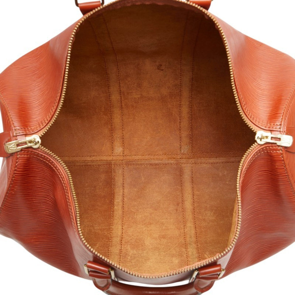 Louis Vuitton Brown Gold Cipango Leather Boston Bag