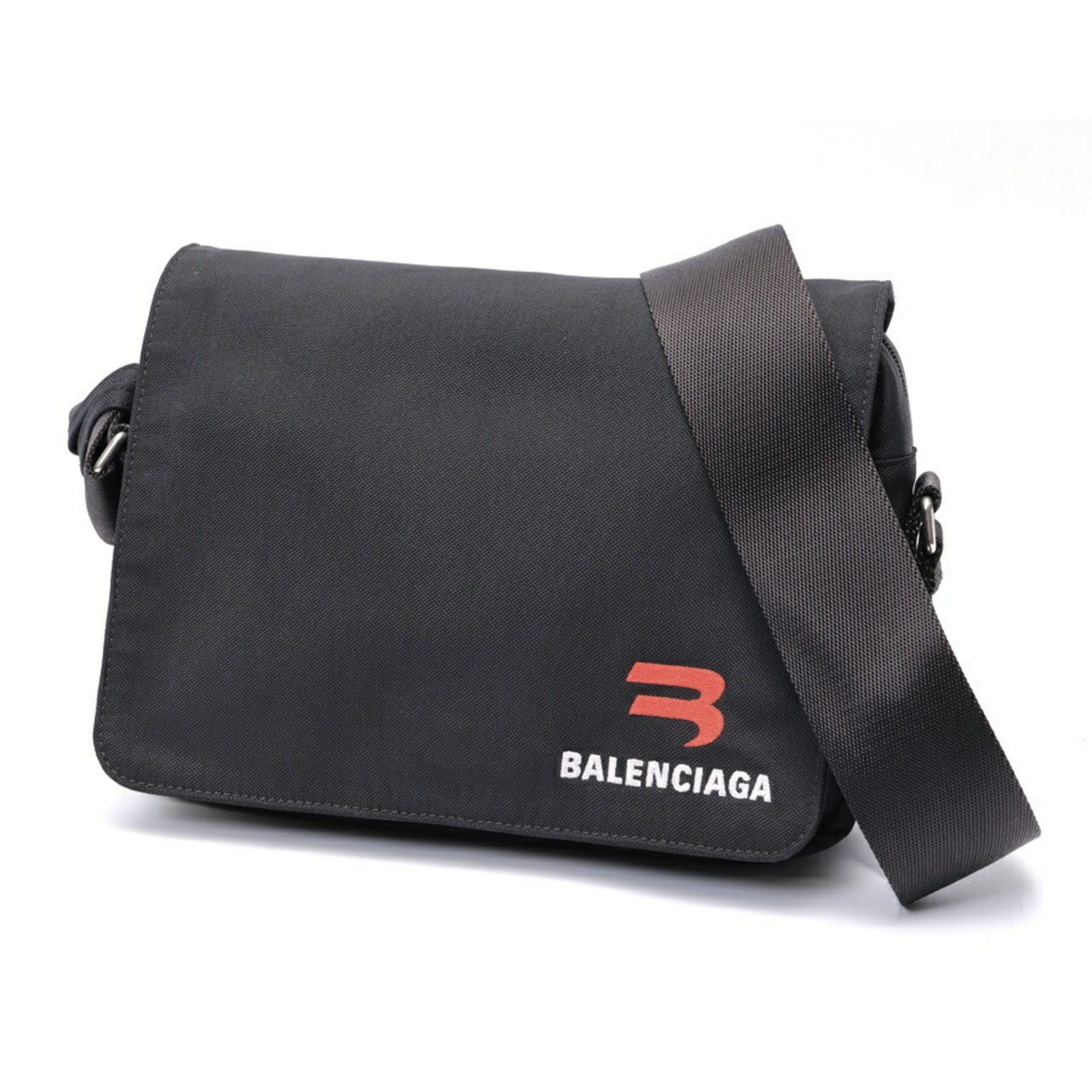 Balenciaga Black Nylon Shoulder