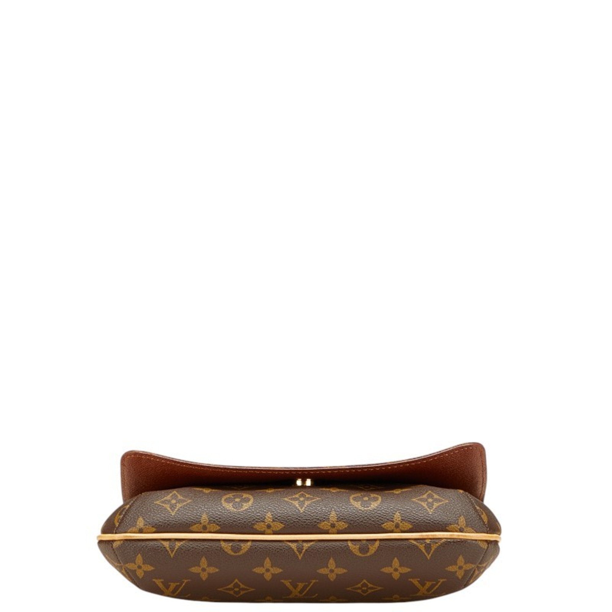 Louis Vuitton Brown Pvc Leather Shoulder Bag