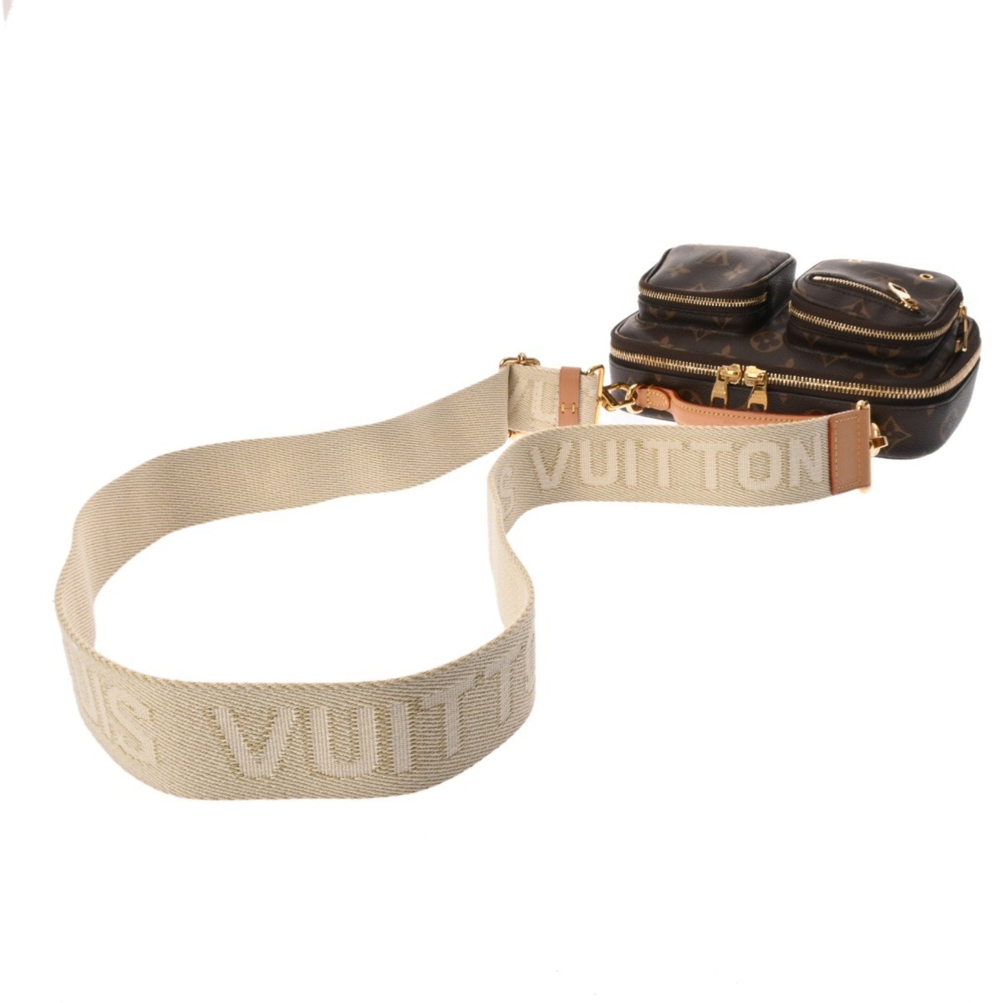 Louis Vuitton Brown Monogram Canvas Shoulder Bag