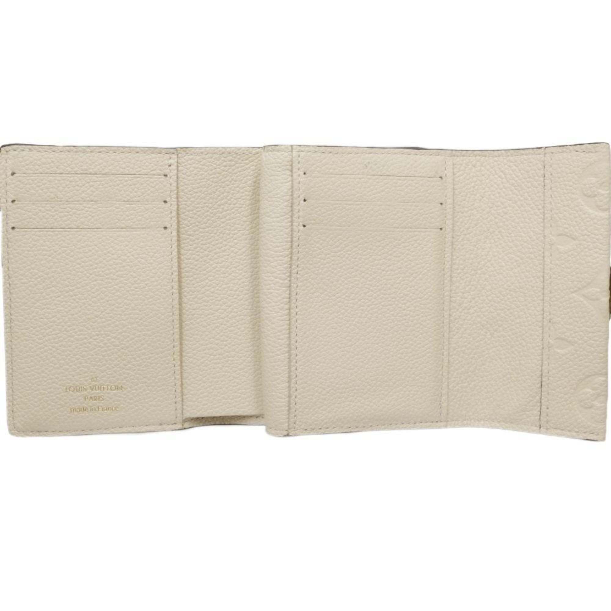 Louis Vuitton Monogram Empreinte Leather Wallet (Tri-Fold)