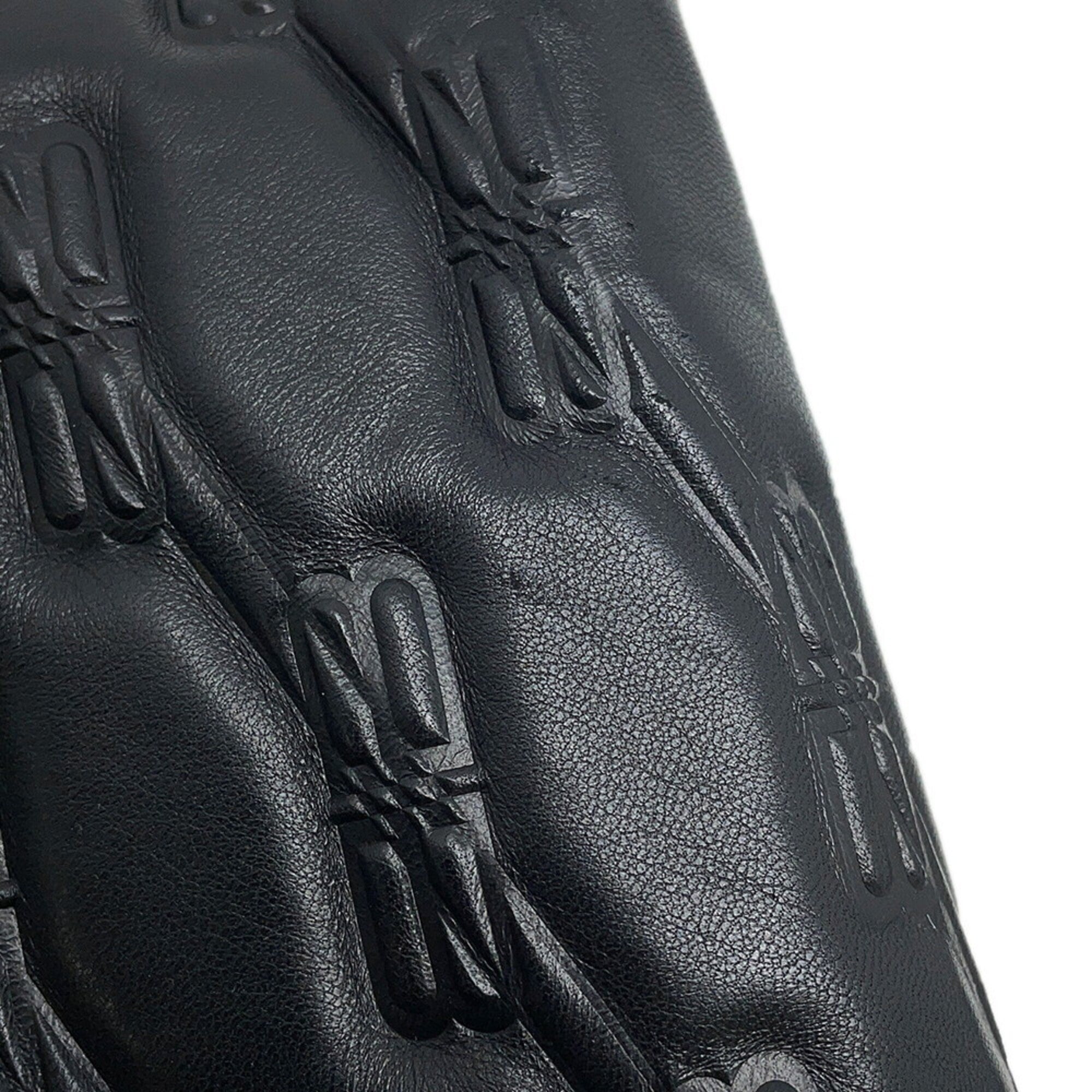 Balenciaga Black Leather Hand