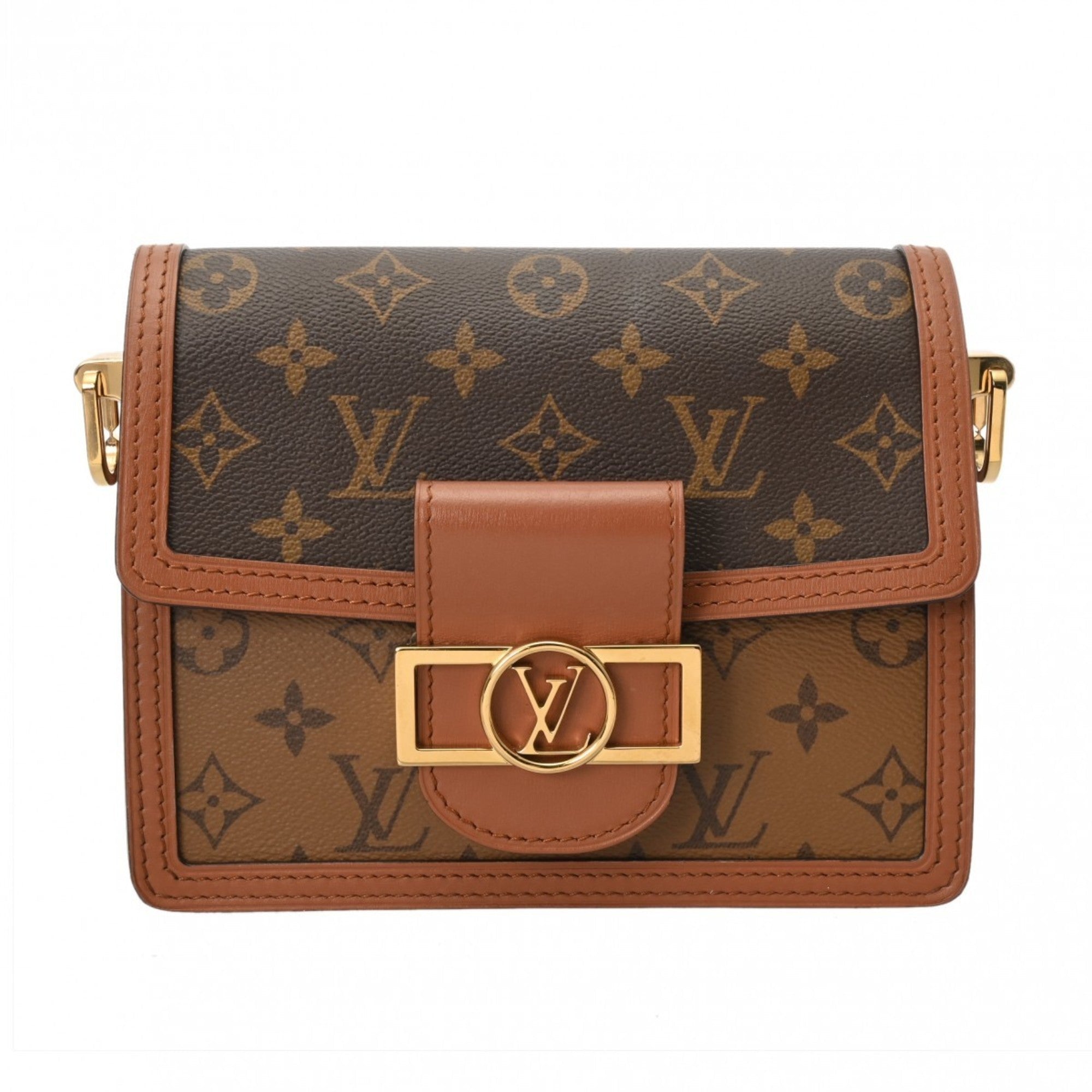 Louis Vuitton Brown Monogram Canvas Shoulder Bag