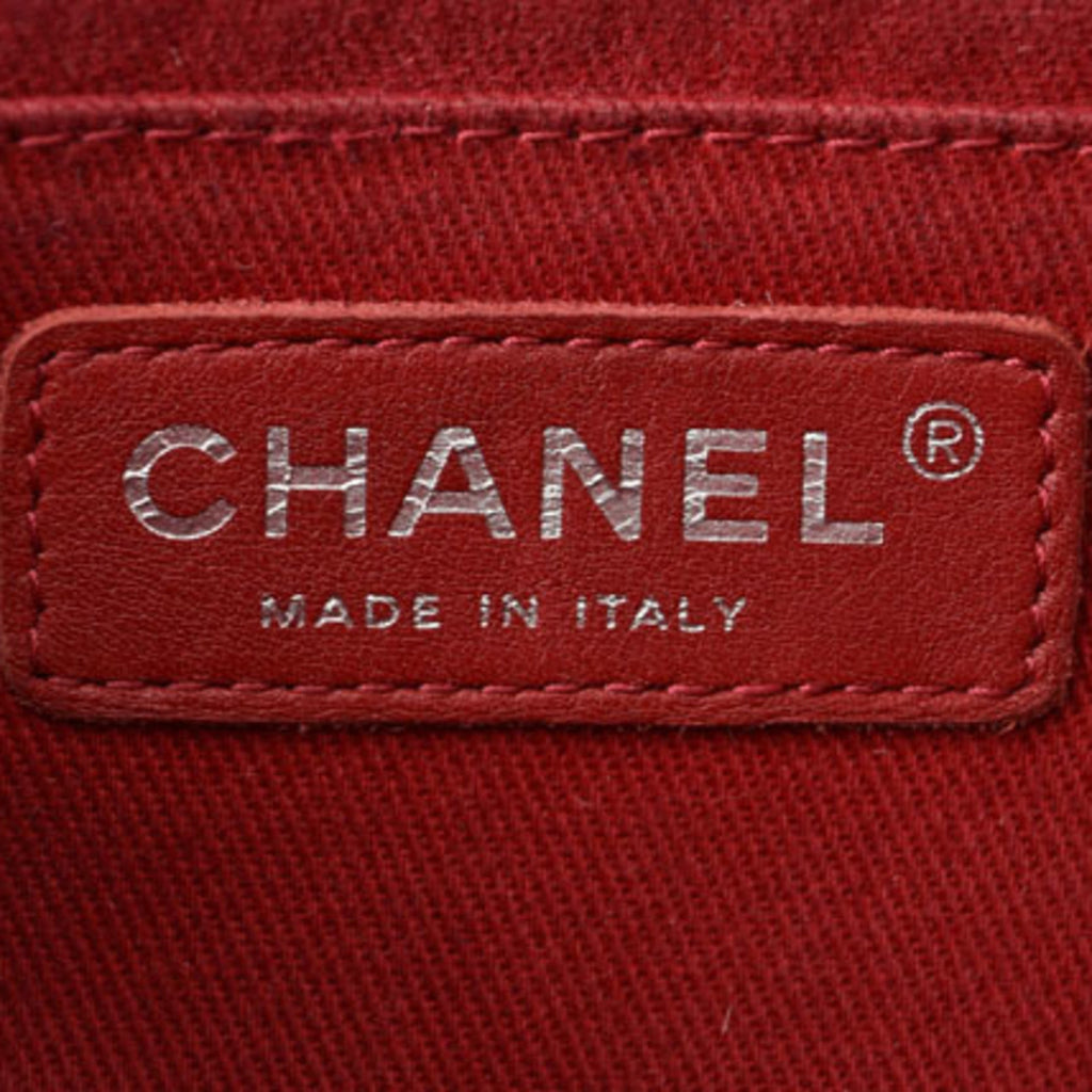 Chanel Red Color Leather Shoulder Bag