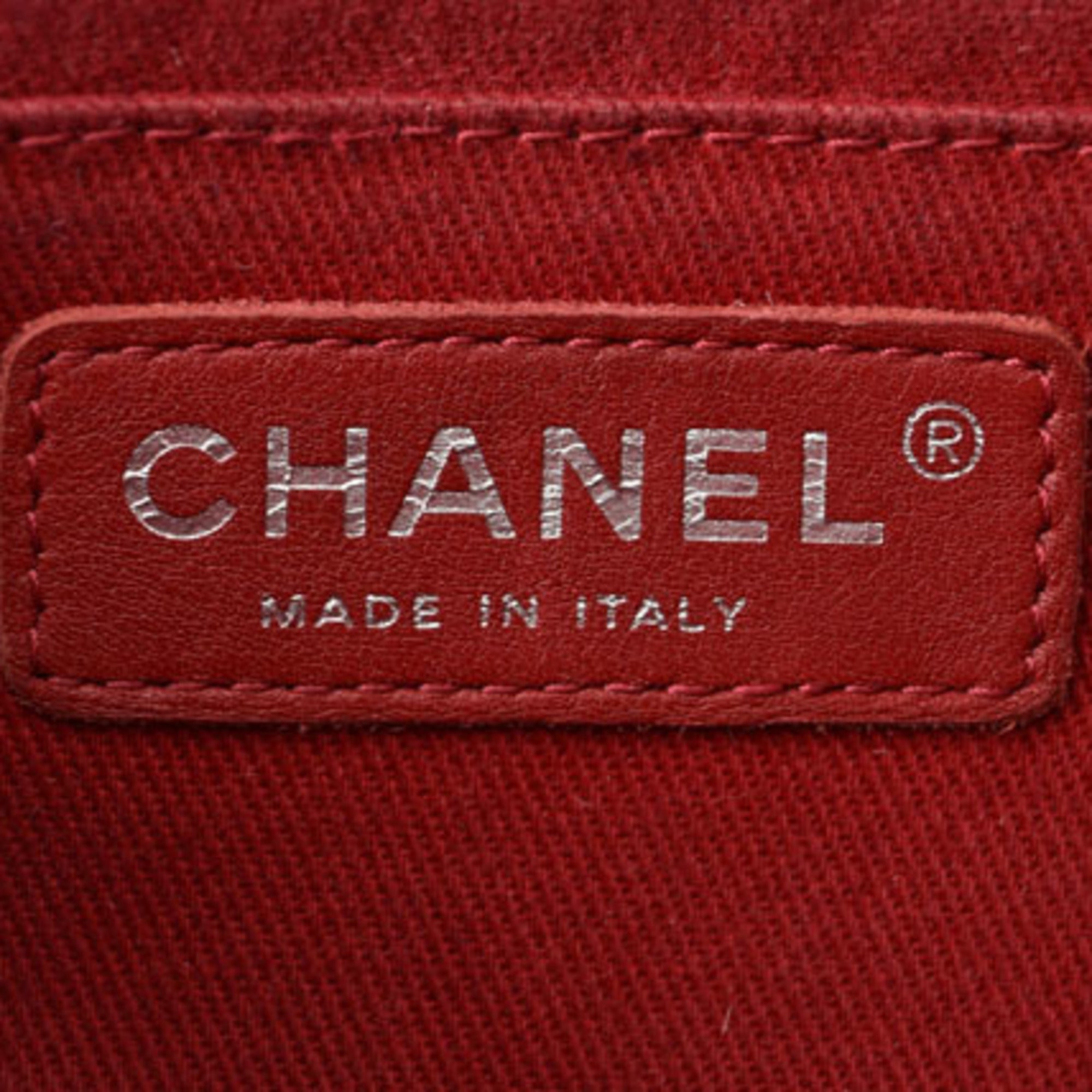 Chanel Red Color Leather Shoulder Bag