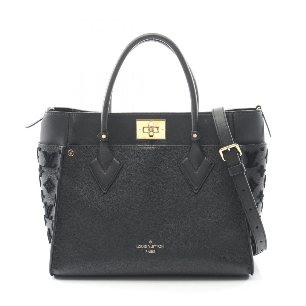 Louis Vuitton Black Leather Handbag