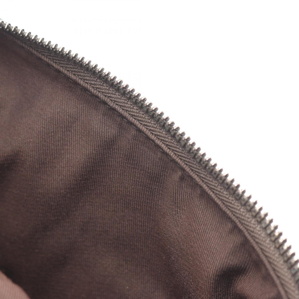 Gucci Beige Brown Canvas Leather Handbag Shoulder Bag (Pre-Owned)