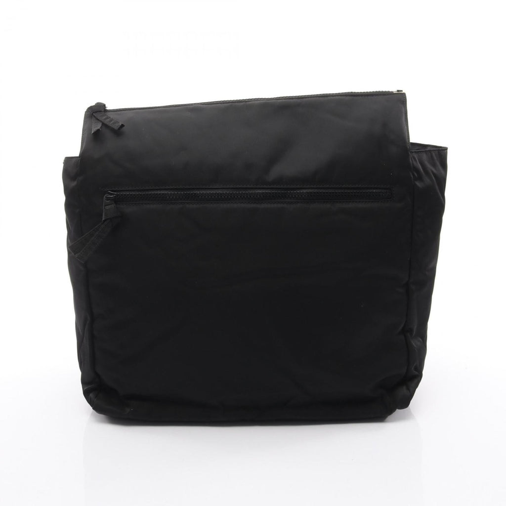 Bottega Veneta Black Nylon Clutch Bag