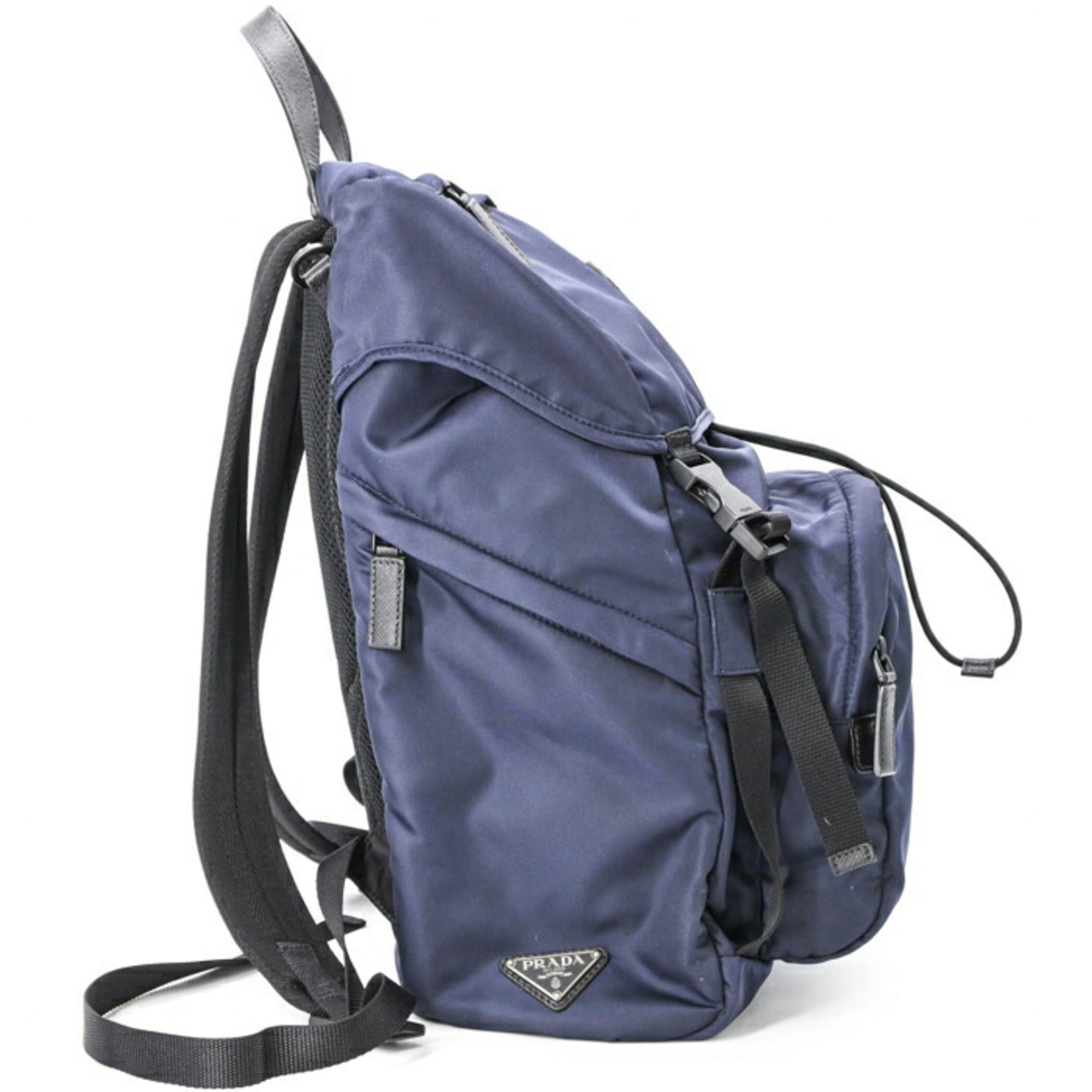 Prada Navy Nylon Backpack