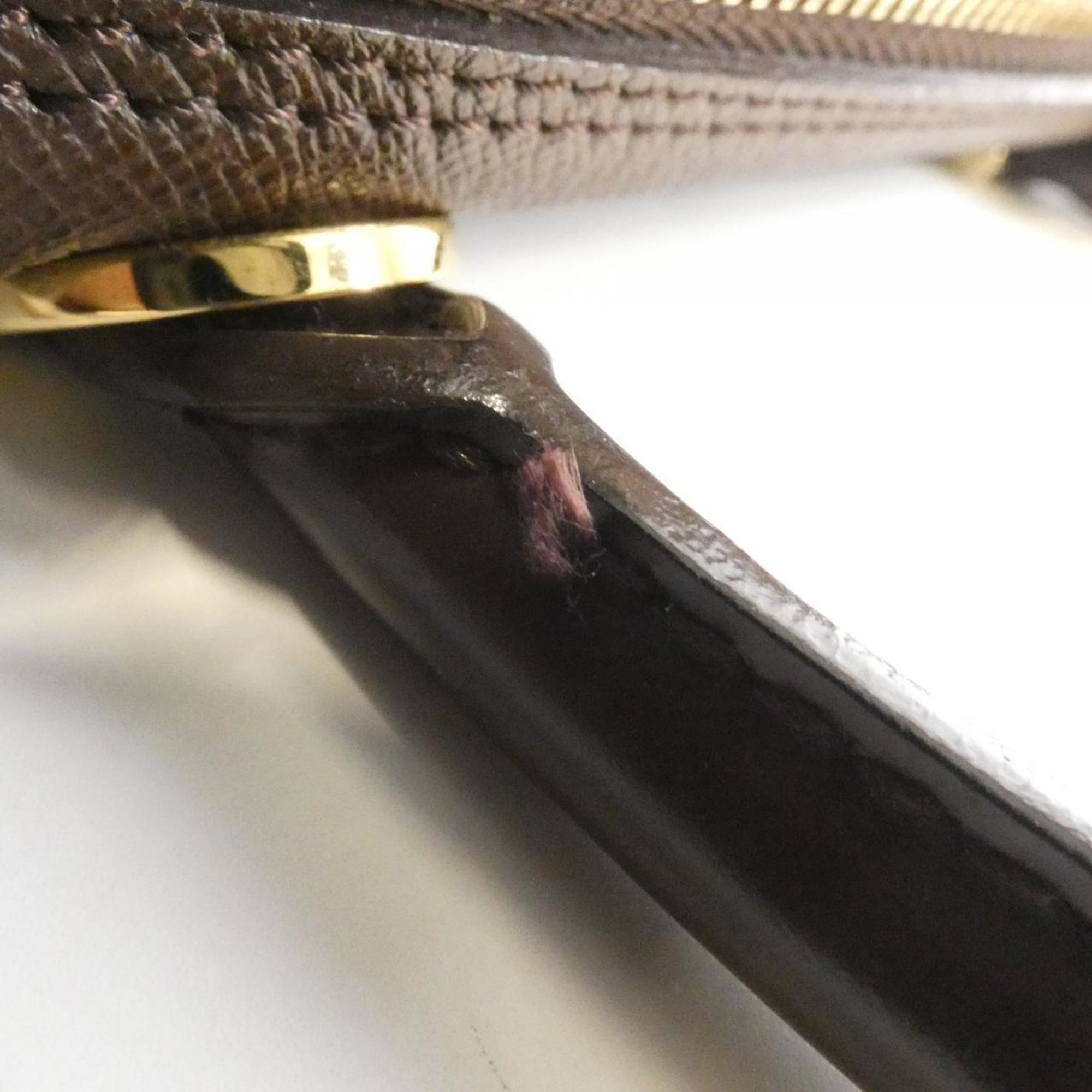 Louis Vuitton Ebene Coated Canvas Handbag