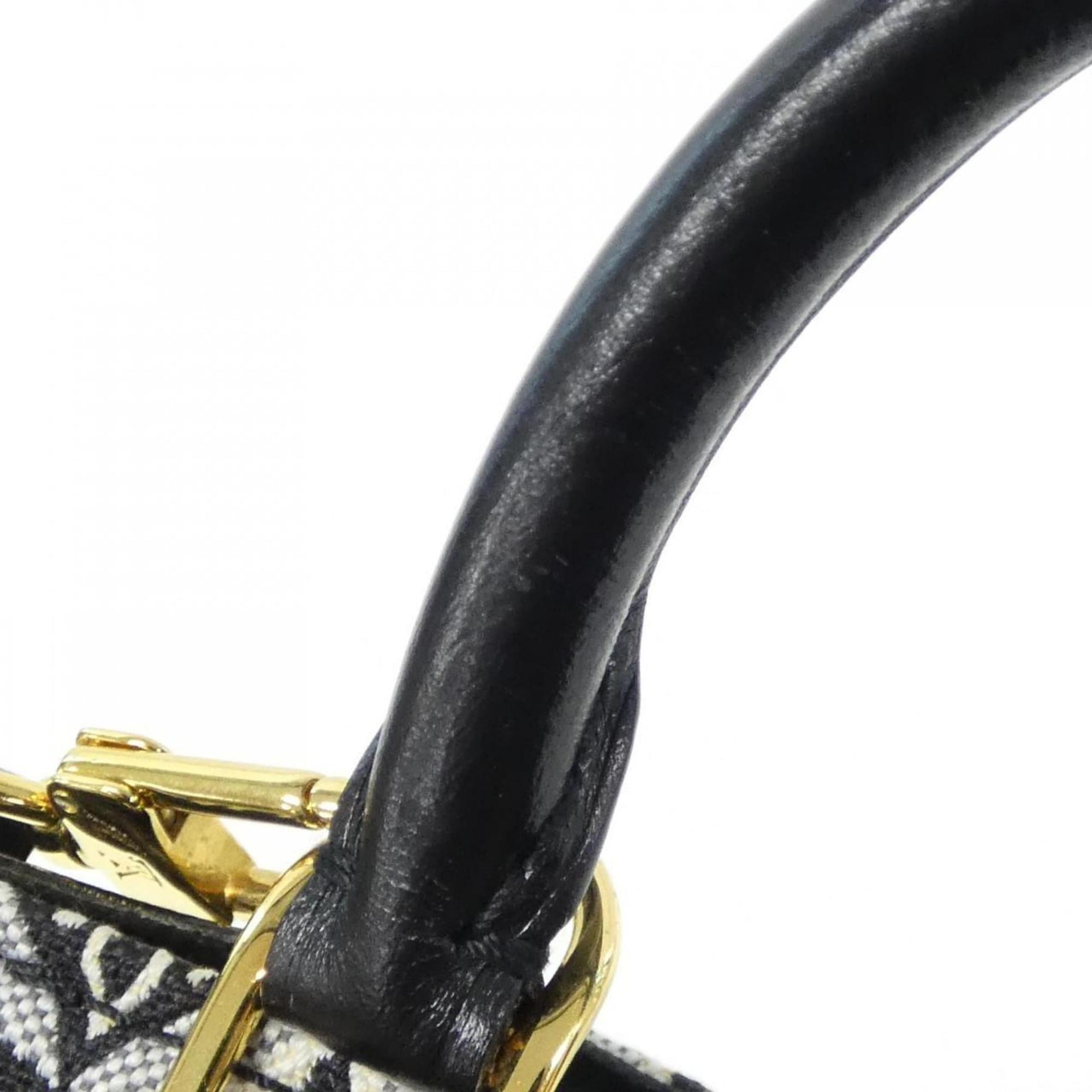 Louis Vuitton Black Jacquard Handbag