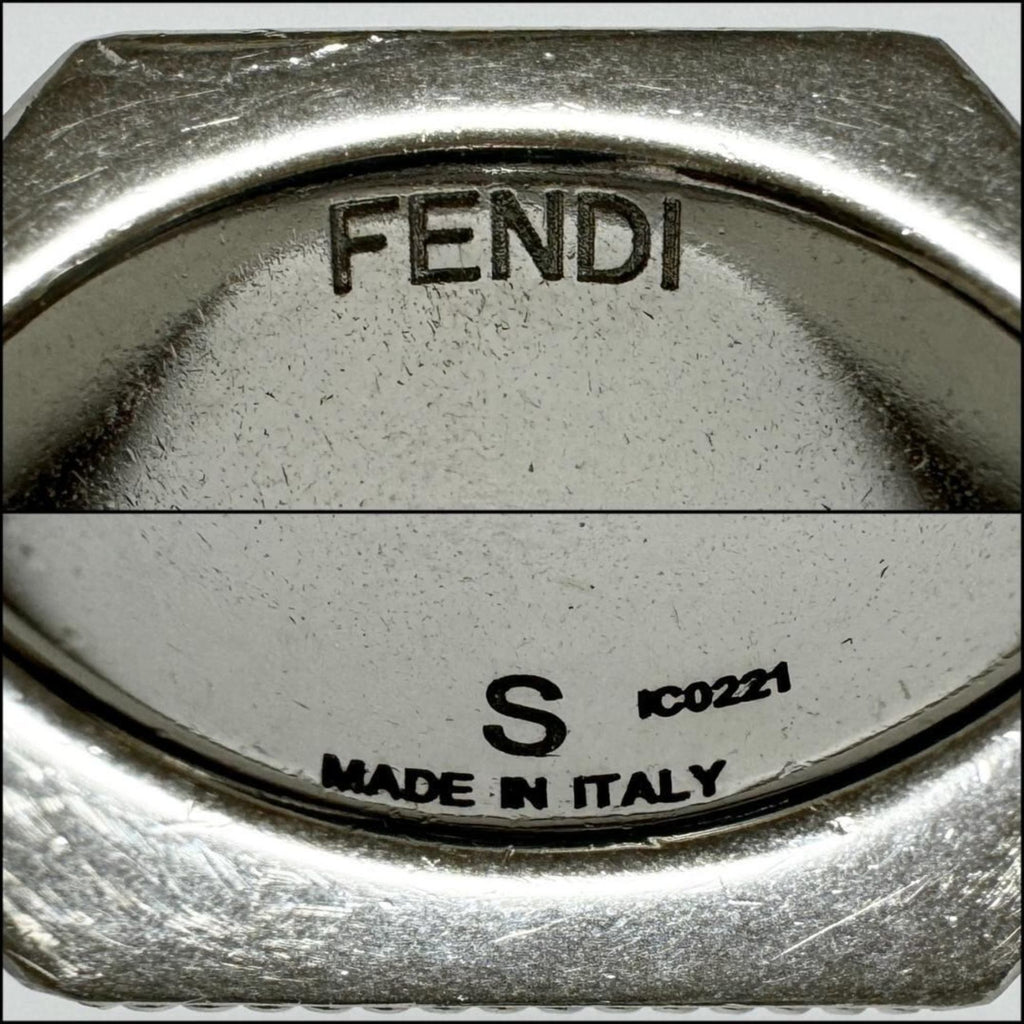 Fendi Metal Band Ring