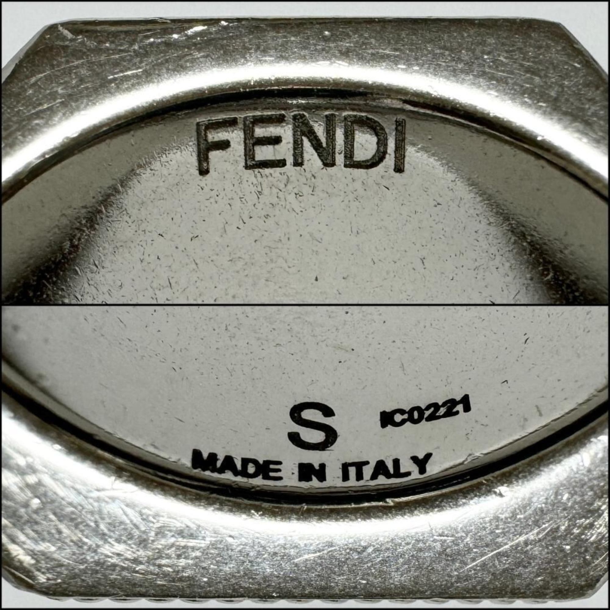Fendi Metal Band Ring