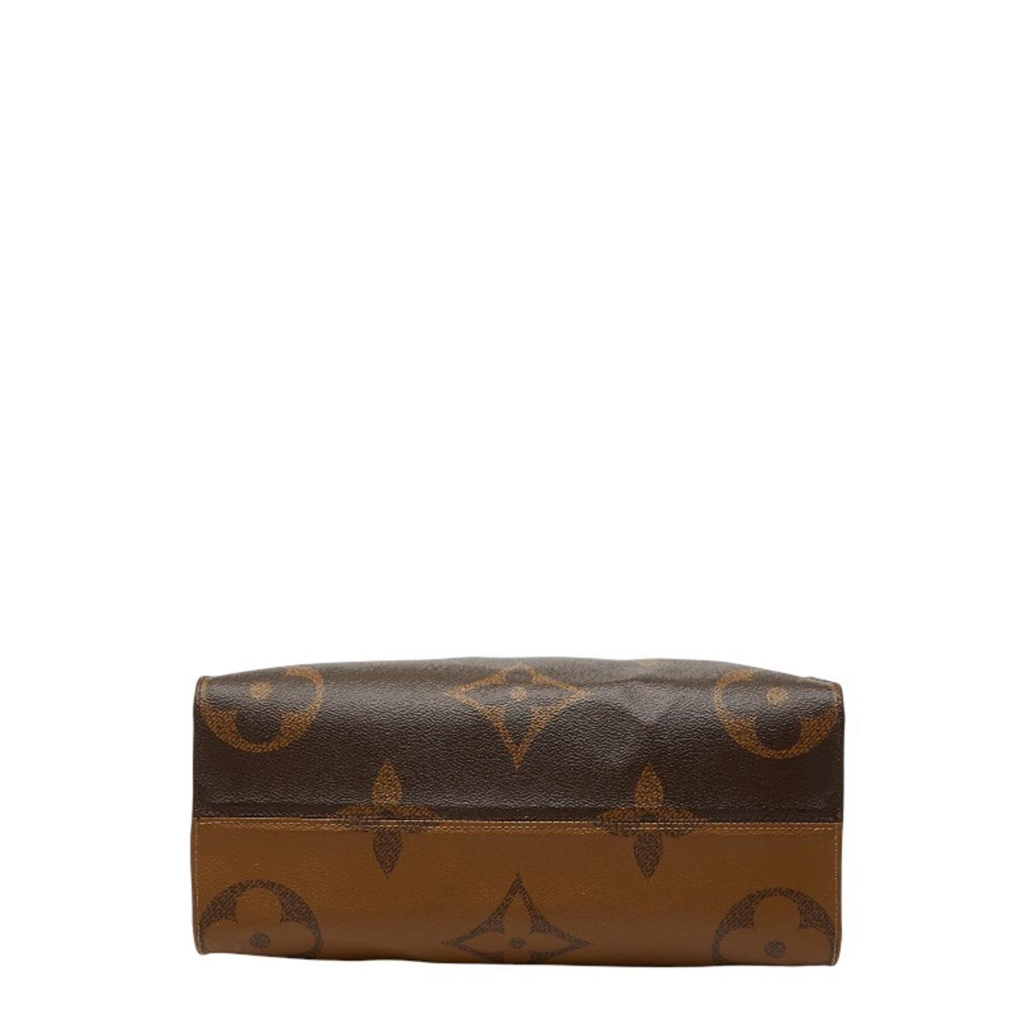 Louis Vuitton Brown Pvc Leather Handbag Shoulder Bag