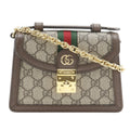 Gucci Sherry Line Brown Gg Supreme Shoulder Bag (Pre-Owned)