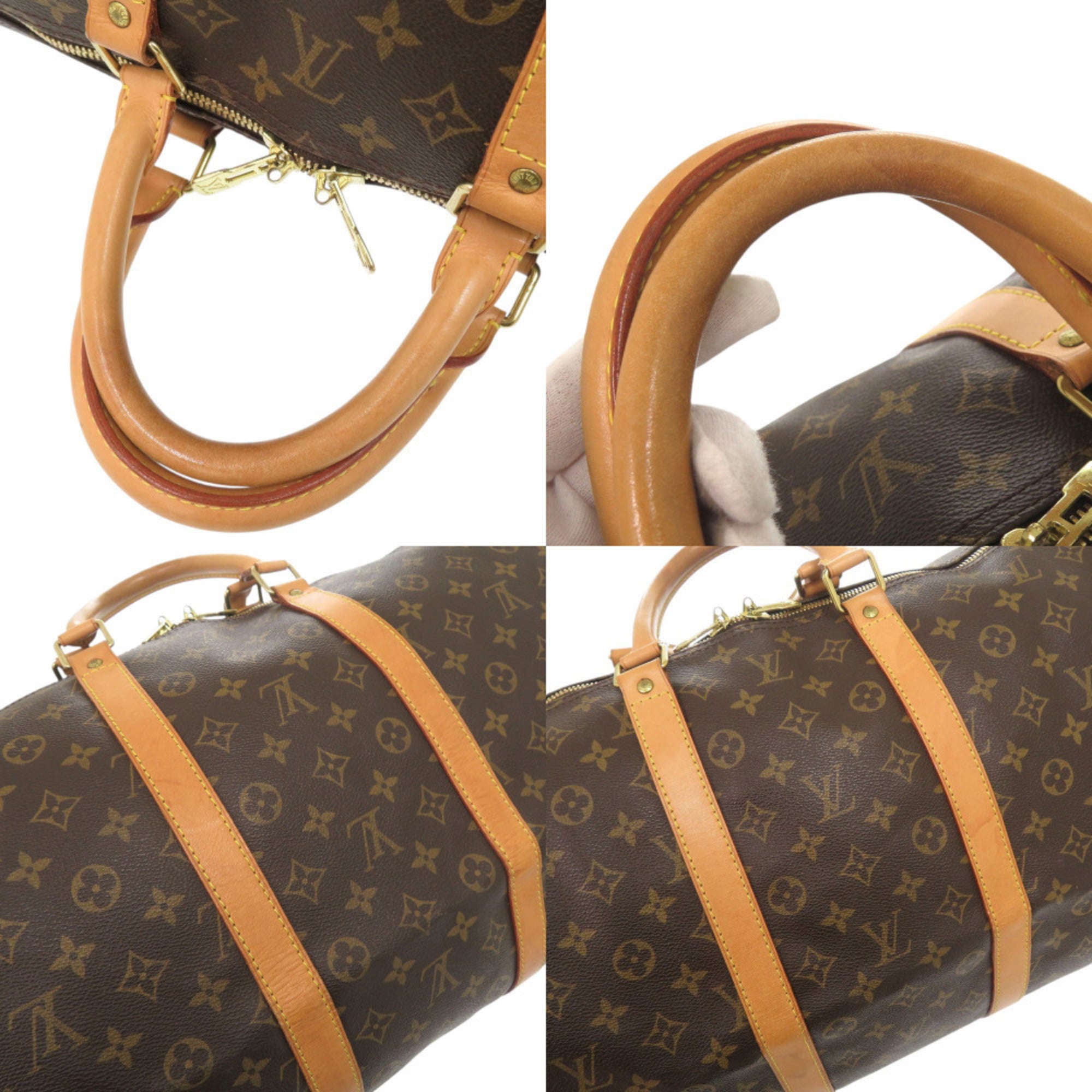 Louis Vuitton Brown Monogram Monogram Boston Bag