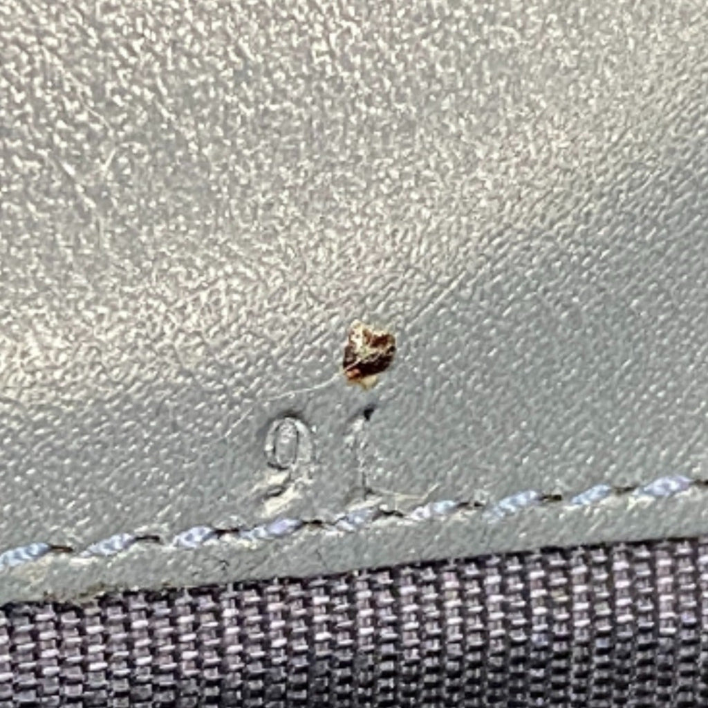 Prada Blue Leather Wallet (Bi-Fold)