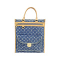 Louis Vuitton Blue Denim Handbag